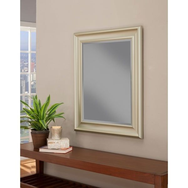 Silver And Bronze Wall Mirrors Regarding 2019 Sandberg Furniture Brushed Bronze 36 X 30 Inch Wall Mirror – A/n (View 1 of 15)