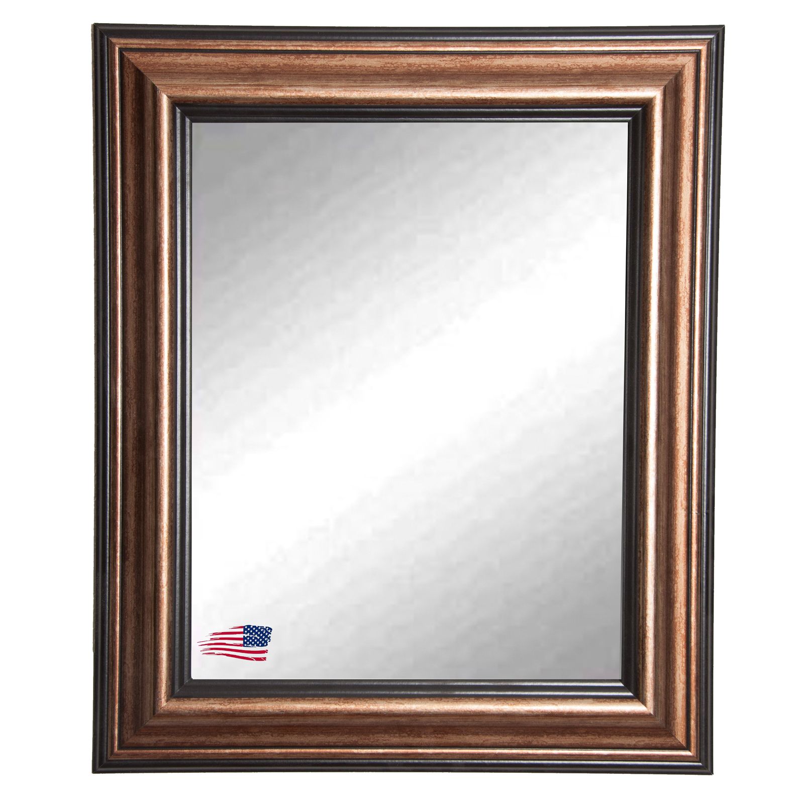 Silver And Bronze Wall Mirrors Regarding Widely Used Rayne Mirrors Smoked Bronze Wall Mirror – Mirrors At Hayneedle (View 7 of 15)