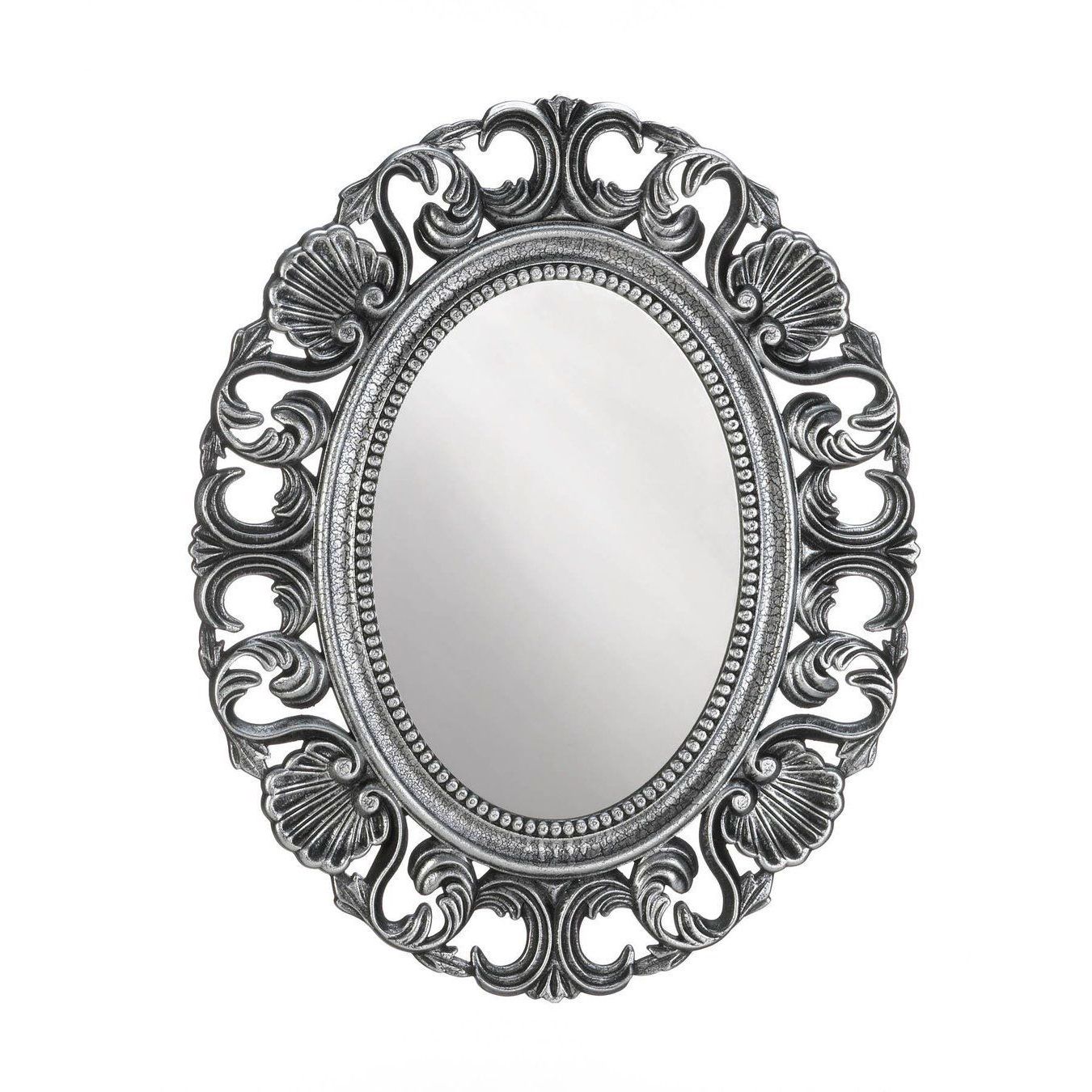 Trendy Silver Scallop Wall Mirror In  (View 10 of 15)