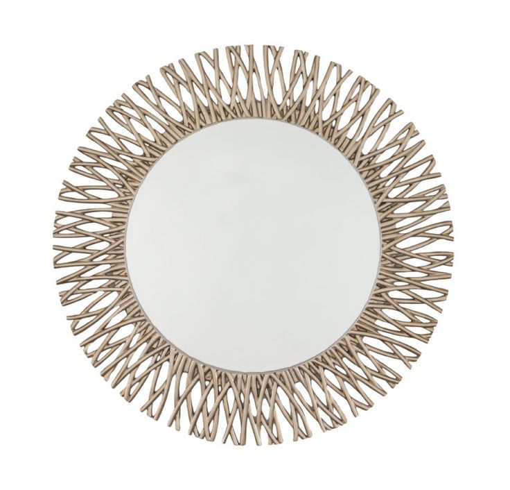 Twiga Antique Brass Mirror – Luxury Interior Designer Homewareik Intended For 2019 Leaf Post Sunburst Round Wall Mirrors (View 13 of 15)