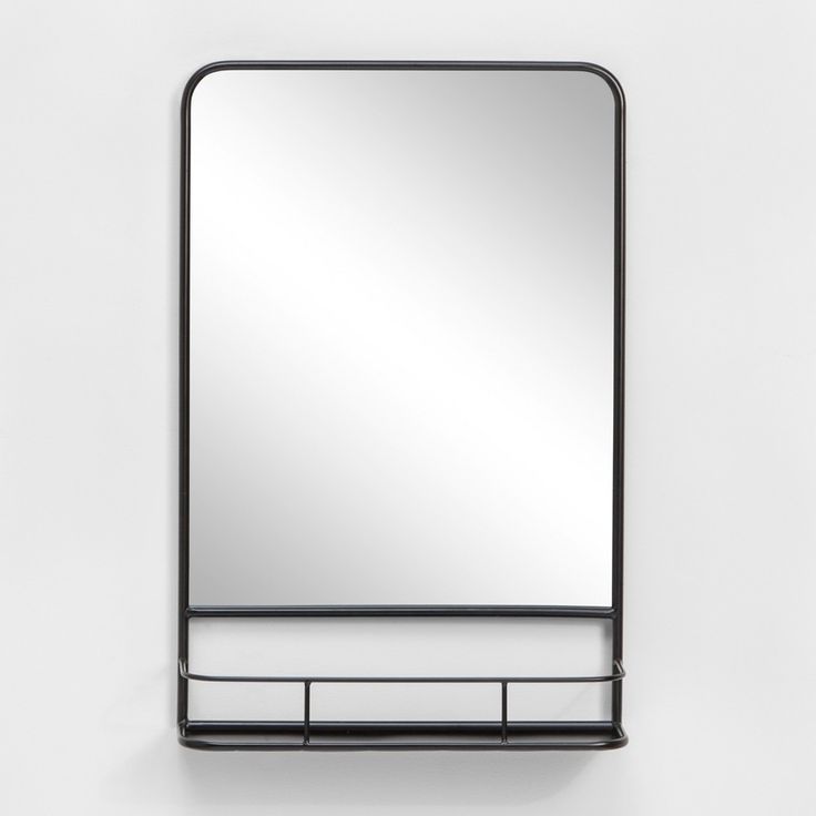 Unique With Matte Black Metal Wall Mirrors (View 7 of 15)