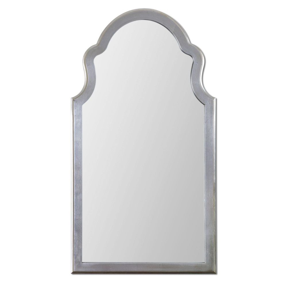 Uttermost Brayden Arched Silver Mirror With 2020 Silver Beaded Arch Top Wall Mirrors (View 10 of 15)