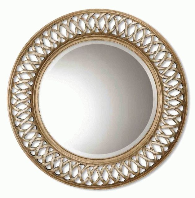 Uttermost Entwined Antique Gold Mirror Ut 14028 B With Newest Two Tone Bronze Octagonal Wall Mirrors (View 1 of 15)