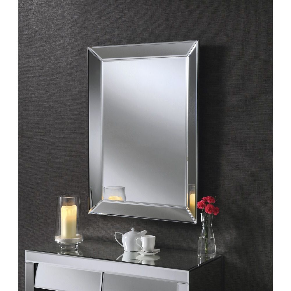 Wall Mirror: Carlyle Silver Wall Mirror Pertaining To Most Up To Date Silver High Wall Mirrors (View 8 of 15)