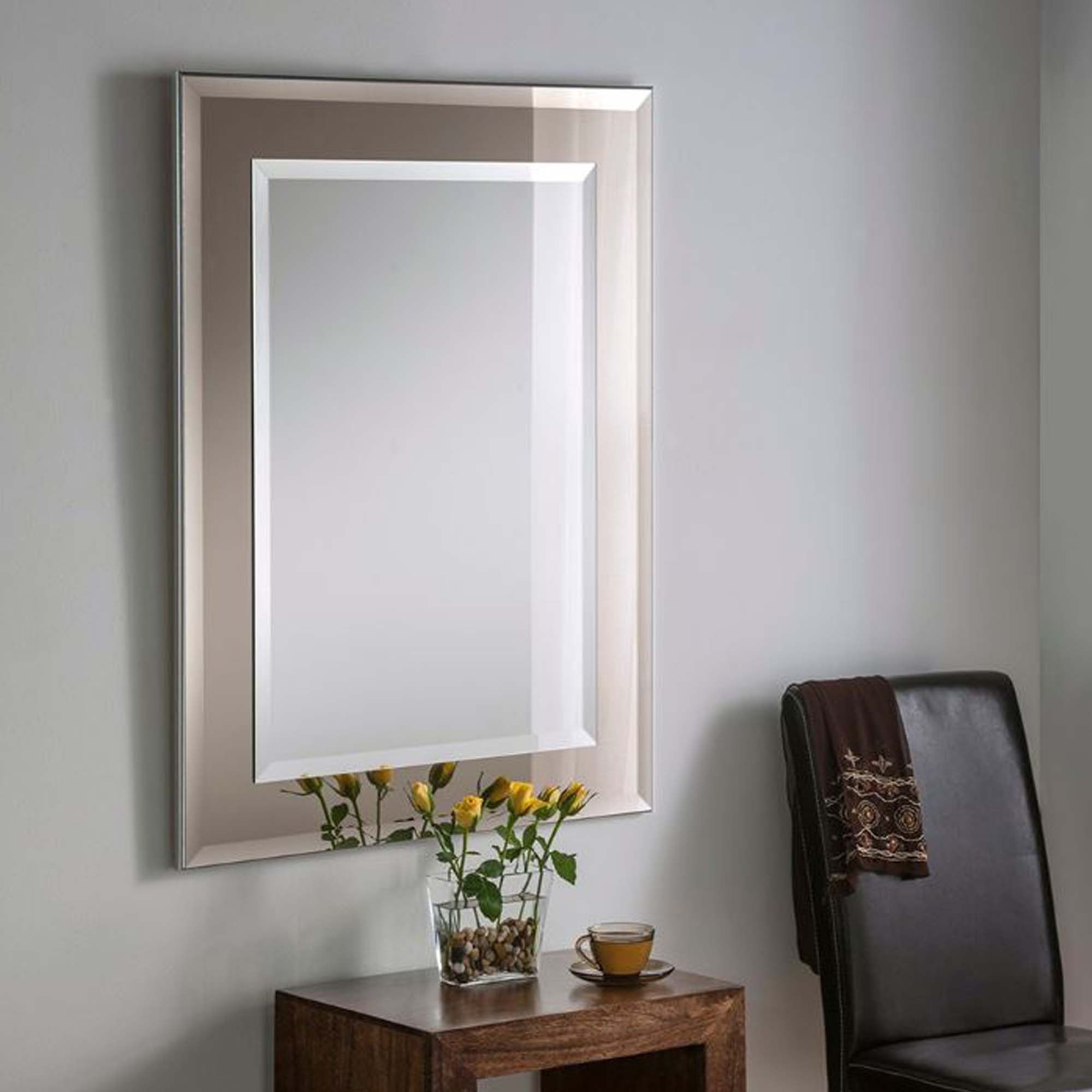 Wall Mirrors For Black Beaded Rectangular Wall Mirrors (View 11 of 15)