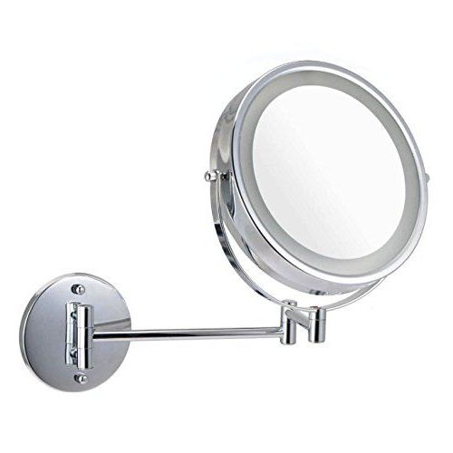 Wall Mounted Makeup Mirror, Makeup Within Best And Newest Polished Chrome Wall Mirrors (View 11 of 15)