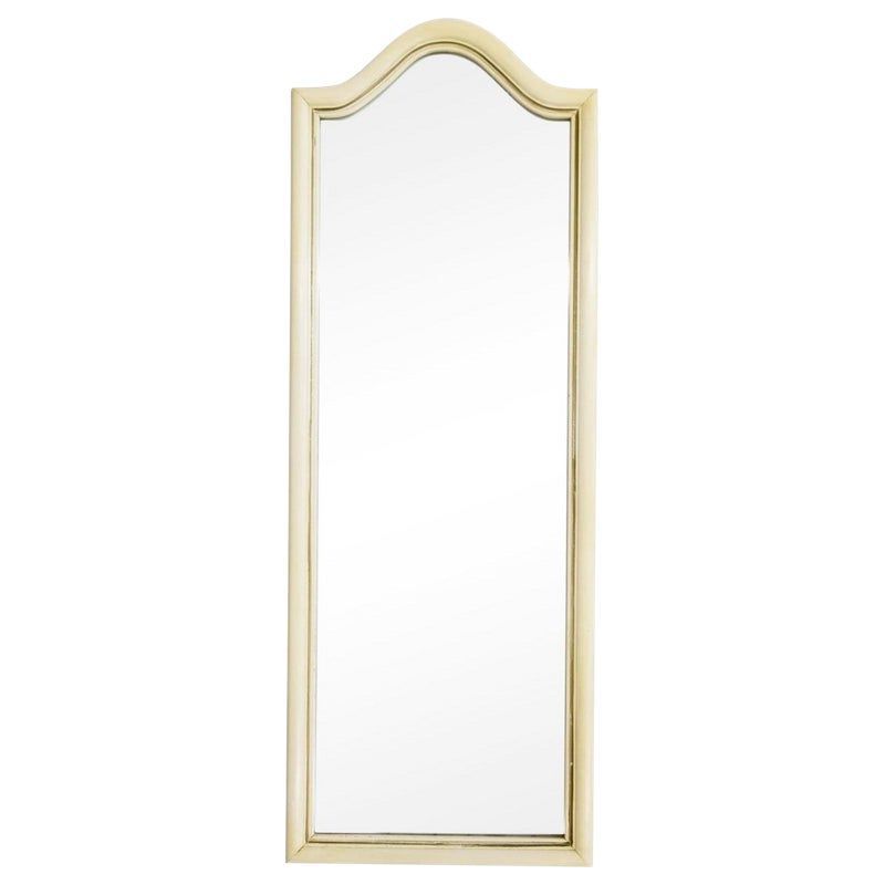 Waved Arch Tall Traditional Wall Mirrors Regarding Most Recent Vintage Mid Century Basset Tall Arched Painted Mirror (View 3 of 15)
