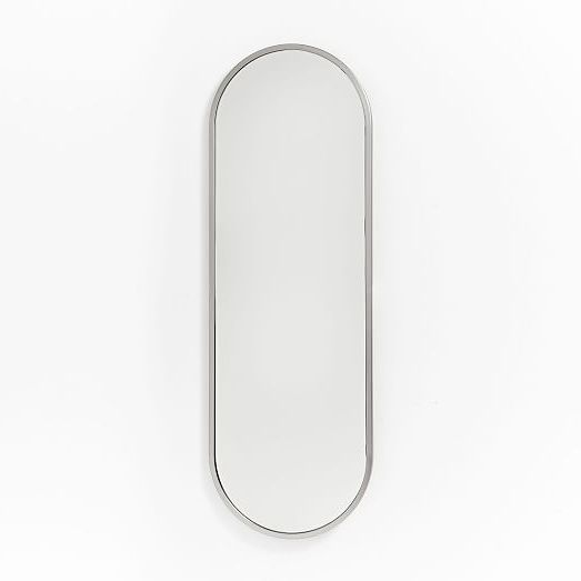 Well Known Metal Framed Oval Floor Mirror (View 11 of 15)