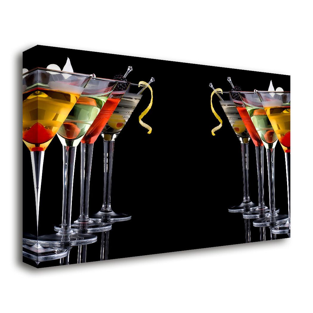 2018 East Urban Home Cocktails Drinks Kitchen – Wrapped Canvas Photograph &  Reviews (Photo 11 of 15)