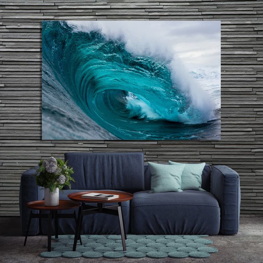 2018 Ocean Waves Canvas Prints Art, Big Wave Wall Decor And Home Accents – Arts  Decor Throughout Waves Wall Art (Photo 6 of 15)