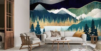 2018 Star Lake Wall Art Pertaining To Star Lake Wallpaper (View 5 of 15)