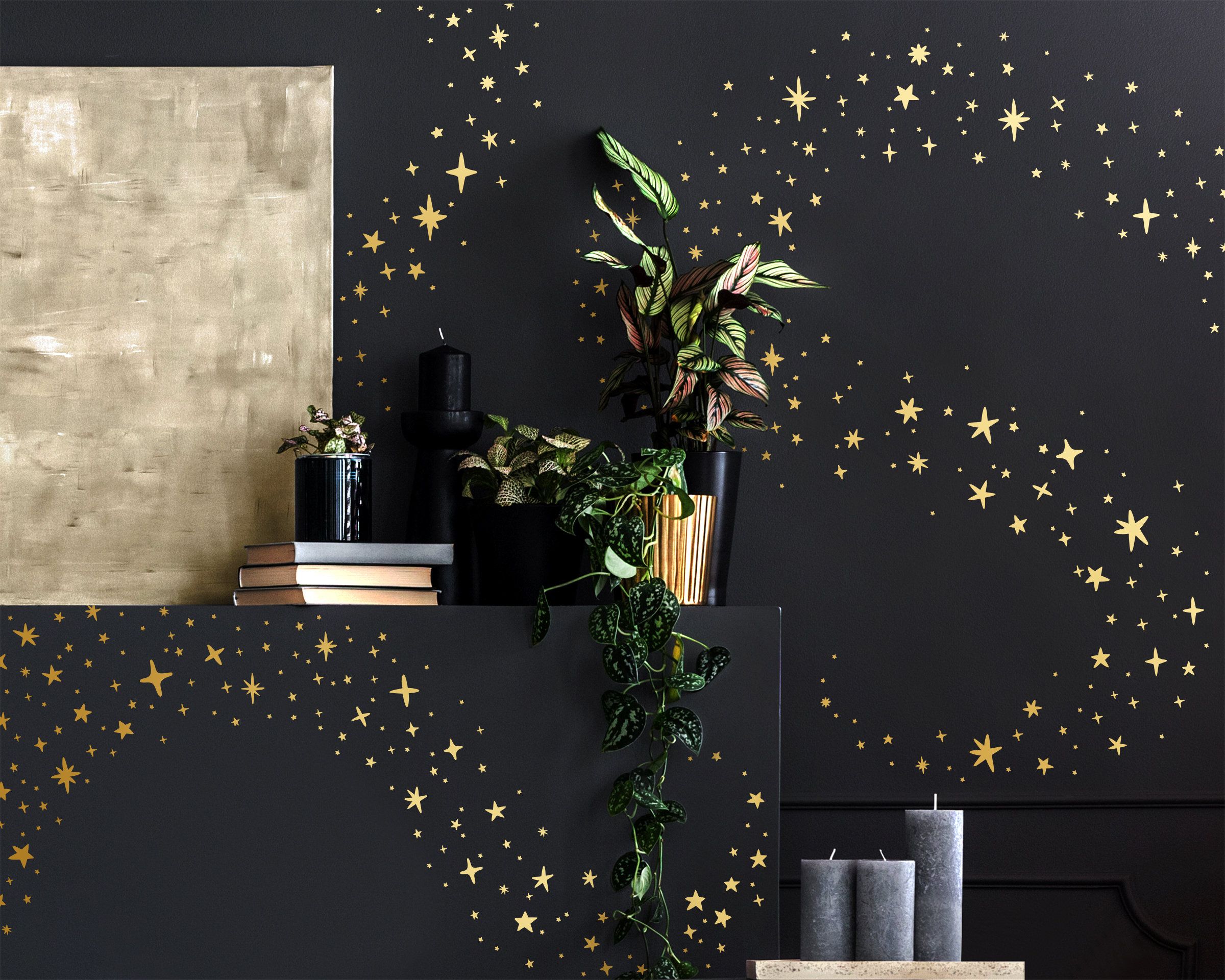 Adesivi Murali Sparkles And Stars Decalcomanie Per Bambini – Etsy Italia Within Well Liked Stars Wall Art (View 1 of 15)