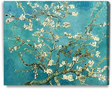 Amazon: Decorarts – Almond Blossom Tree – Vincent Van Gogh Art  Reproduction. Giclee Canvas Prints Wall Art For Home Decor 30x24": Posters  & Prints With Well Known Almond Blossoms Wall Art (Photo 8 of 15)