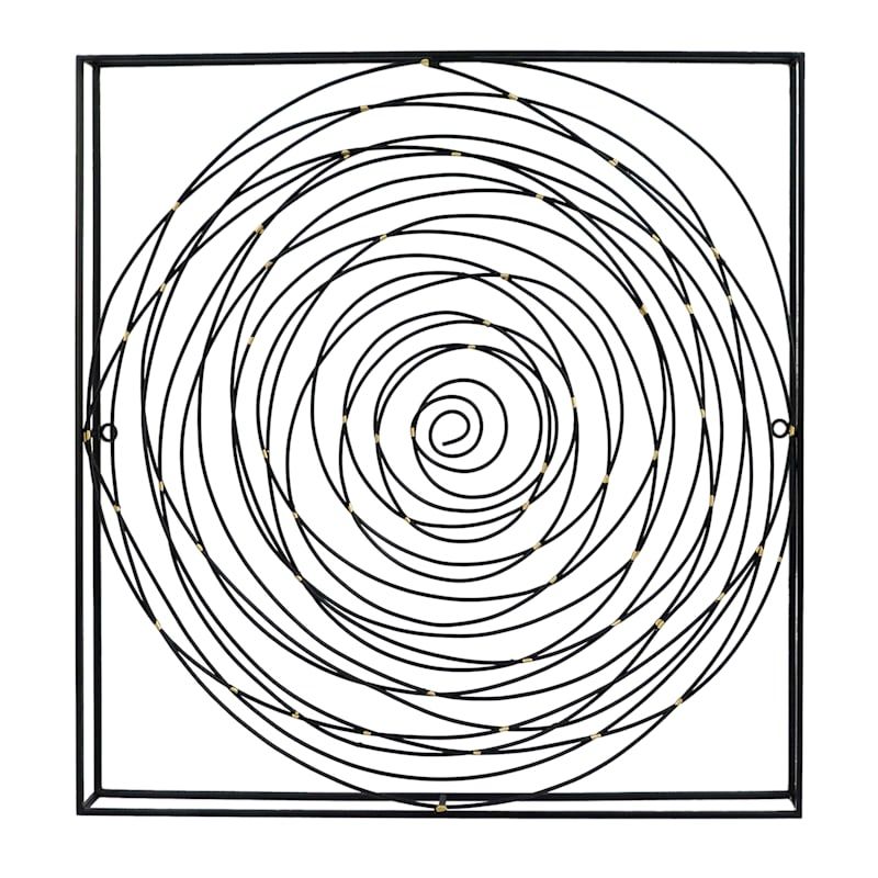 At Home Throughout Spiral Circles Wall Art (View 7 of 15)