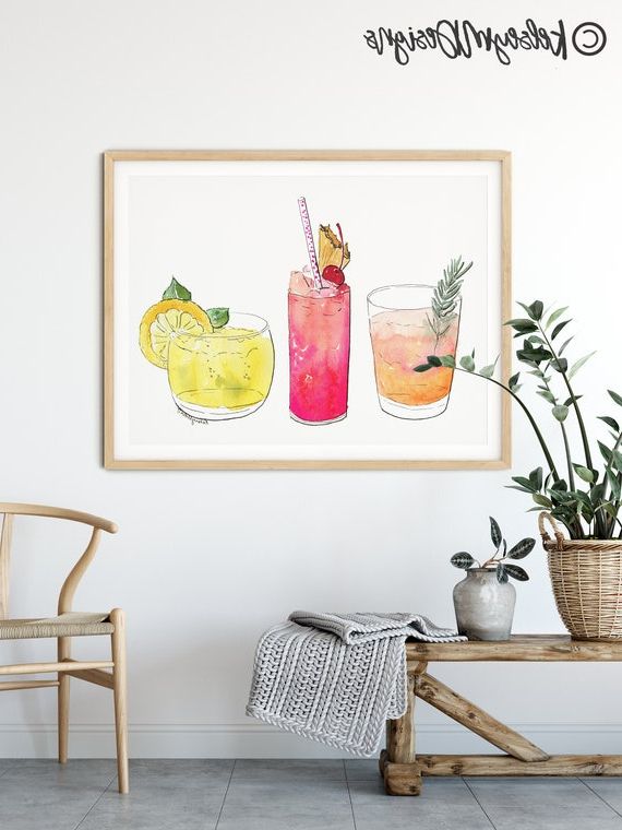Featured Photo of  Best 15+ of Cocktails Wall Art