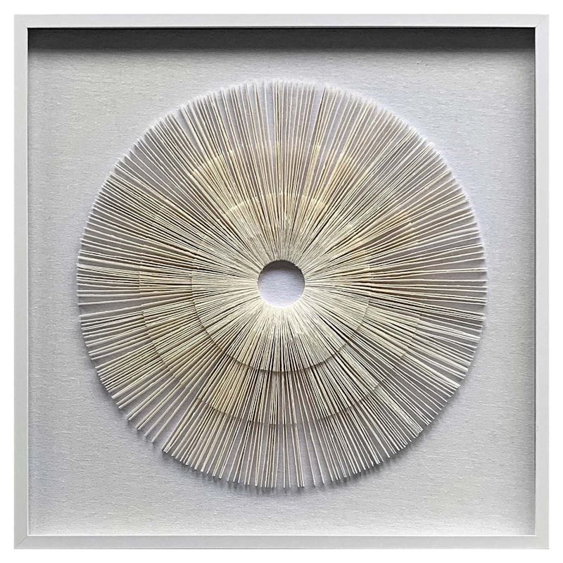 Current Paper Art Wall Art Pertaining To 32x32 Circles Rice Paper Shadowbox Framed/glass Art (View 3 of 15)