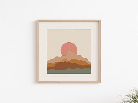 Desert Sun Print Three / Boho Wall Art / Stampa Poster – Etsy Italia With Regard To Current Sun Desert Wall Art (View 1 of 15)