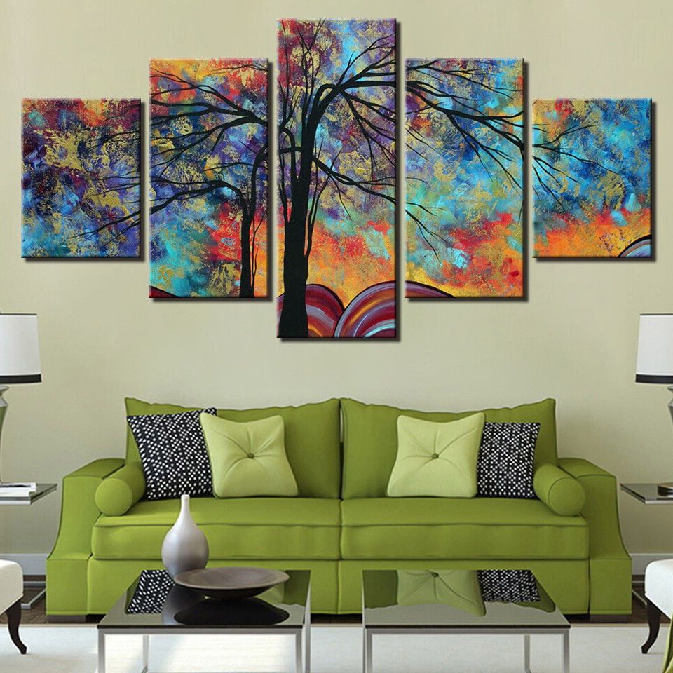 Ebay Within Well Known Colorful Branching Wall Art (View 10 of 15)