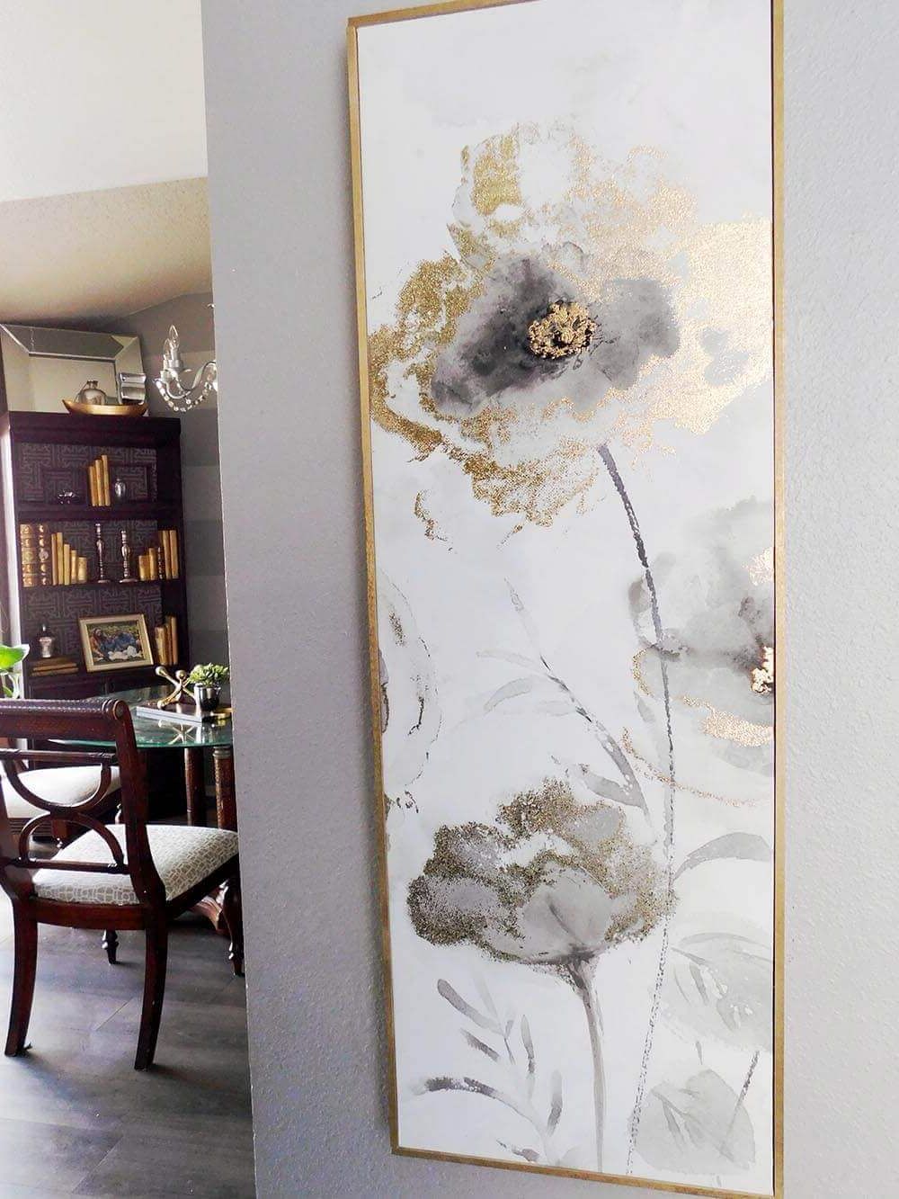 Elegant Golden Living Room Wall Decor — Homebnc In Latest Elegant Wall Art (View 12 of 15)