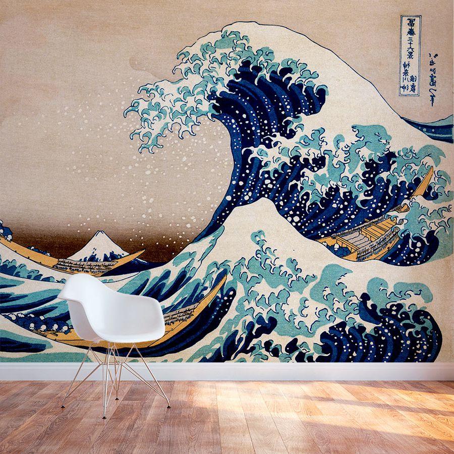 Famous Japanese Style Great Wave Wall Mural (Photo 10 of 15)