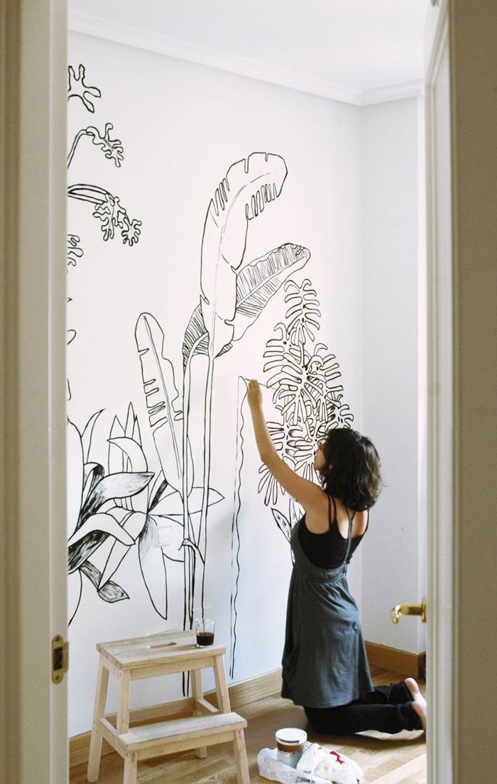 Favorite Hand Drawn Wall Art Throughout Weekend Project Idea (View 3 of 15)