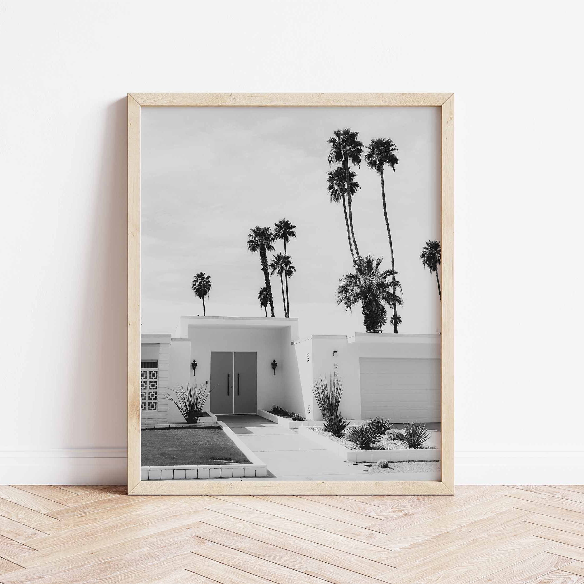 Favorite Palm Springs Wall Art With Regard To Palm Springs Print Palm Springs House California Wall Art – Etsy France (View 1 of 15)