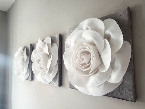 Favorite Roses Wall Art Throughout 3d Rose Canvas Rose Wall Art Rose Decoration Handmade – Etsy Uk (View 11 of 15)