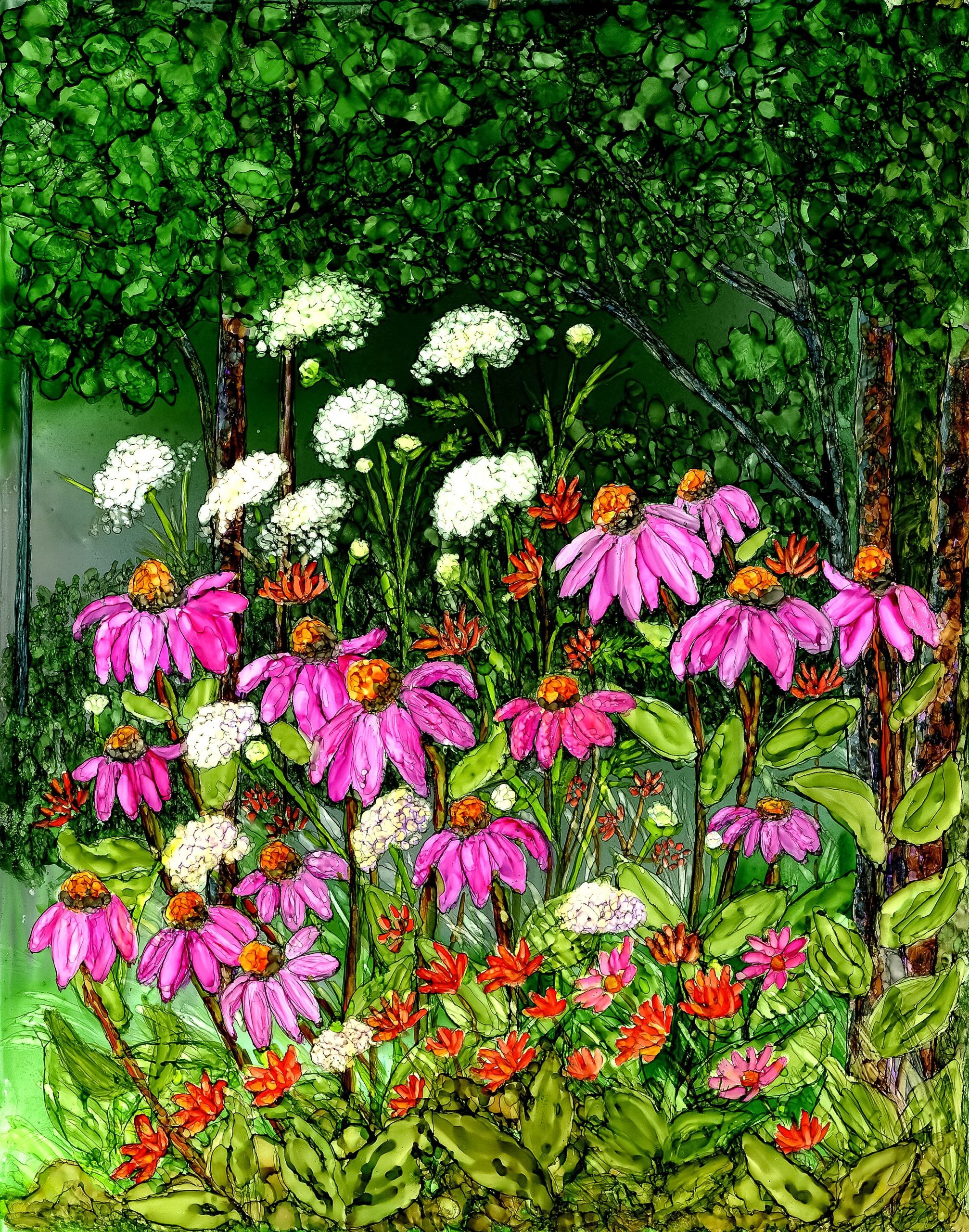 Flower Garden Wall Art Intended For Recent Wildflower Garden Wall Art – Korinne Carpino Art (View 14 of 15)