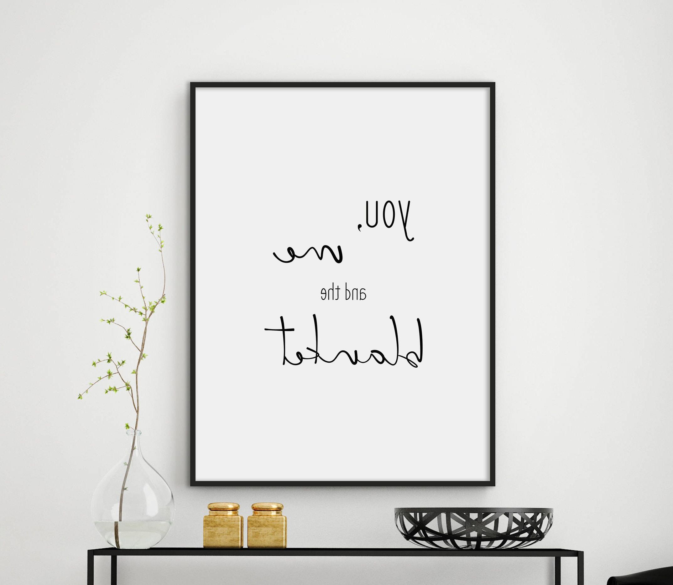 Funny Wall  Art Quotes, Funny Bedroom, Funny Quote Prints (View 10 of 15)