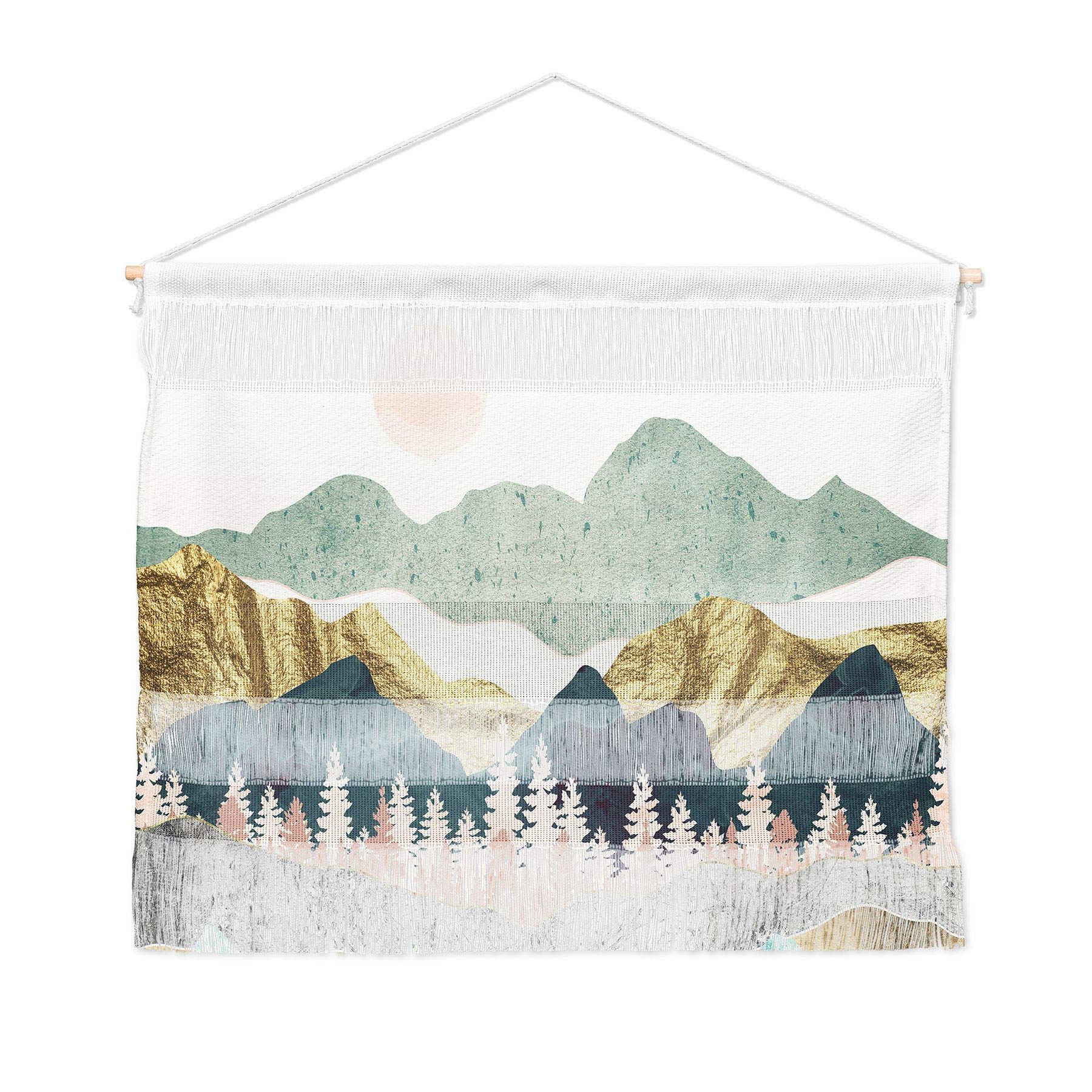 Most Current Amazon: Society6 69790 Wahals Spacefrogdesigns Summer Vista Fiber Wall  Hanging, 22" X 16", Multi : Home & Kitchen Throughout Summer Vista Wall Art (View 5 of 15)