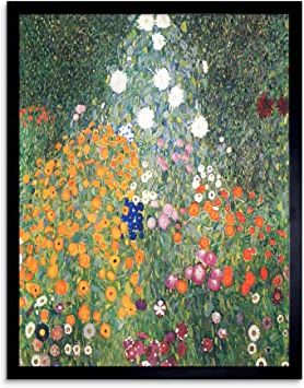 Most Recent Flower Garden Wall Art For Gustav Klimt Flower Garden 1907 Old Master Painting Wall Art Print Mur  Encadré Décor 30 X 41 Cm : Amazon (View 7 of 15)