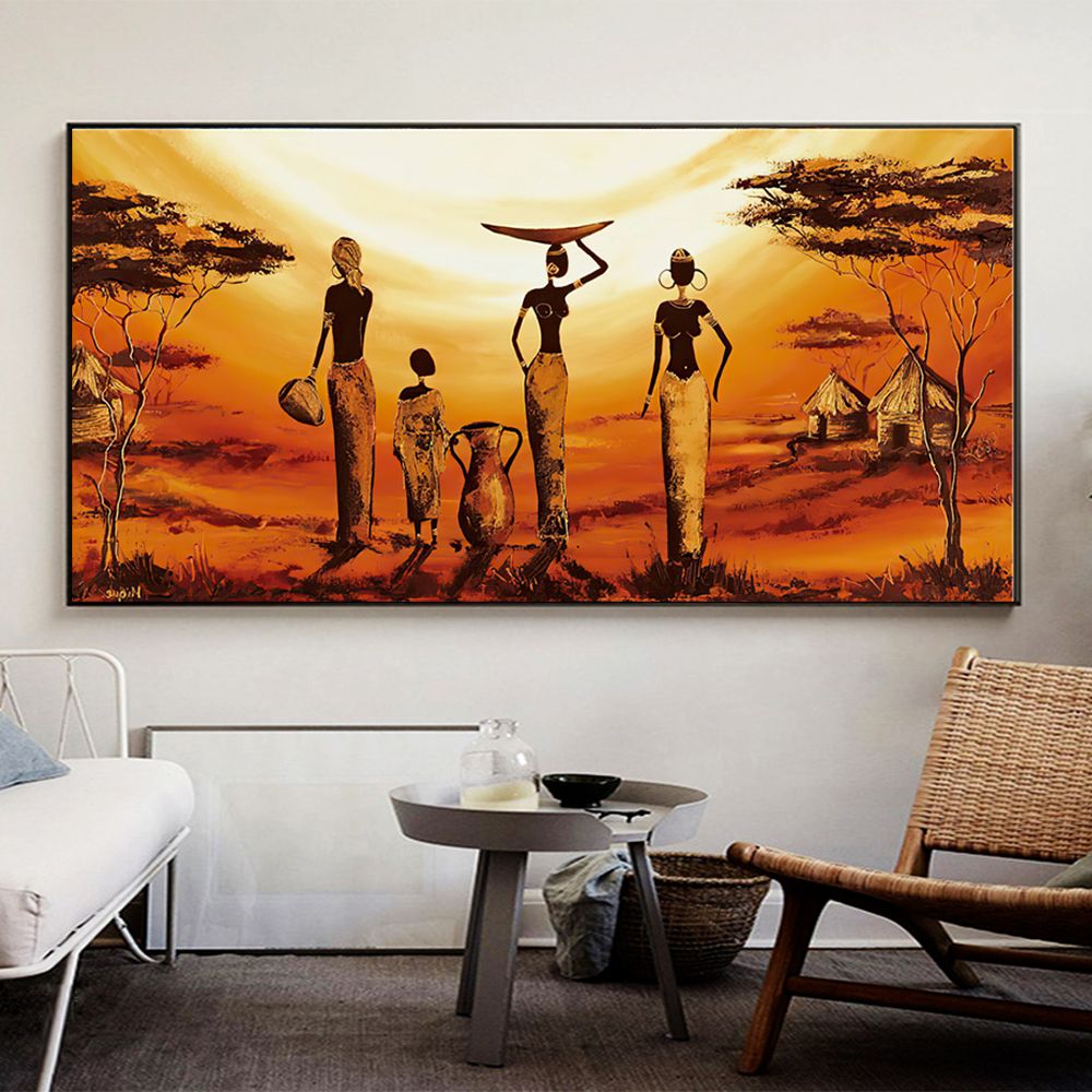 Most Recently Released Female Wall Art For African Women Wall Art For Living Room Grassland Bed Room Wall Art African  Tribe Wall Paintings For Home Decoration – Buy Bedroom Wall Art Wall Art  For Living Room Wall Paintings African (Photo 15 of 15)