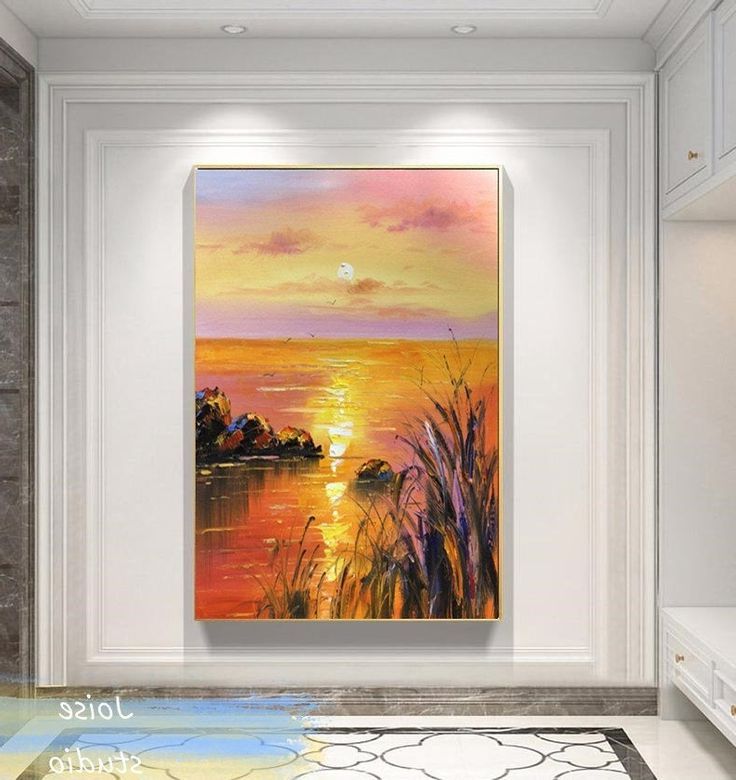 Most Up To Date Sunset Landscape Wall Art Pertaining To Pin On Seascape (View 14 of 15)