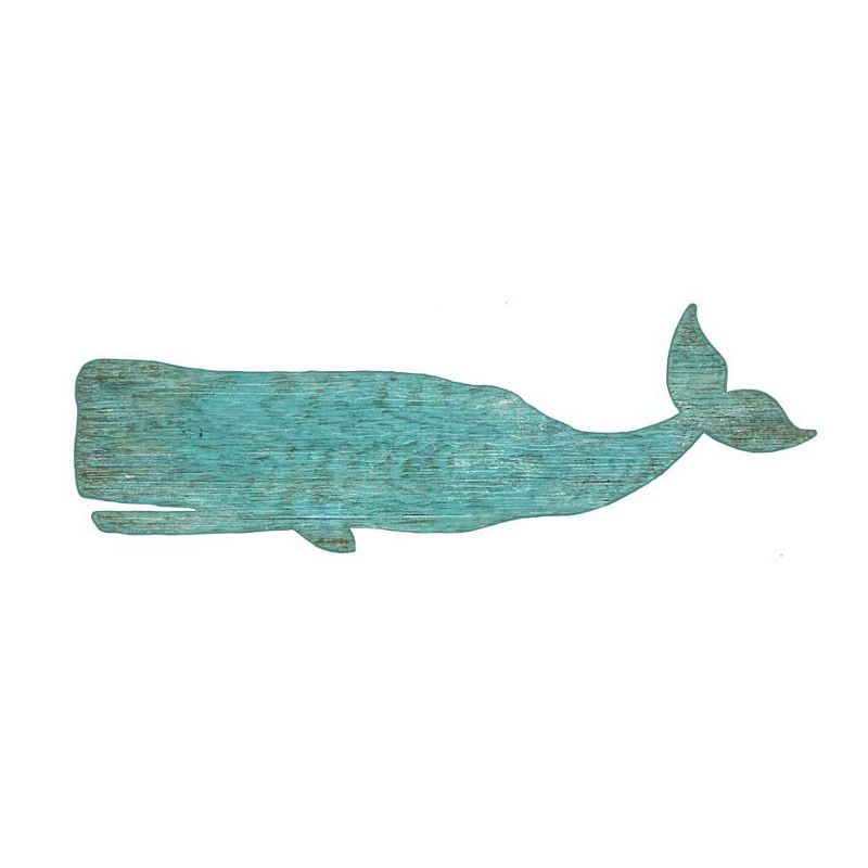 Most Up To Date Whale Silhouette Wall Art – Aqua – Beach Décor Shop Pertaining To Whale Wall Art (Photo 10 of 15)