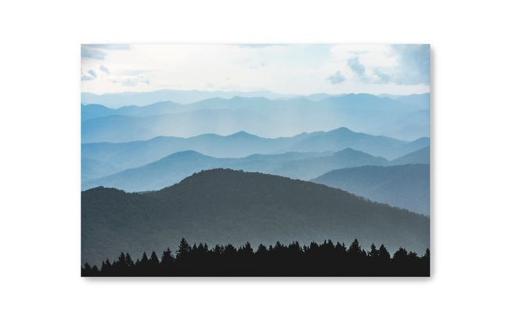 Mountains And Hills Wall Art For 2017 Smoky Mountains Fading Hills Canvas Art (View 14 of 15)