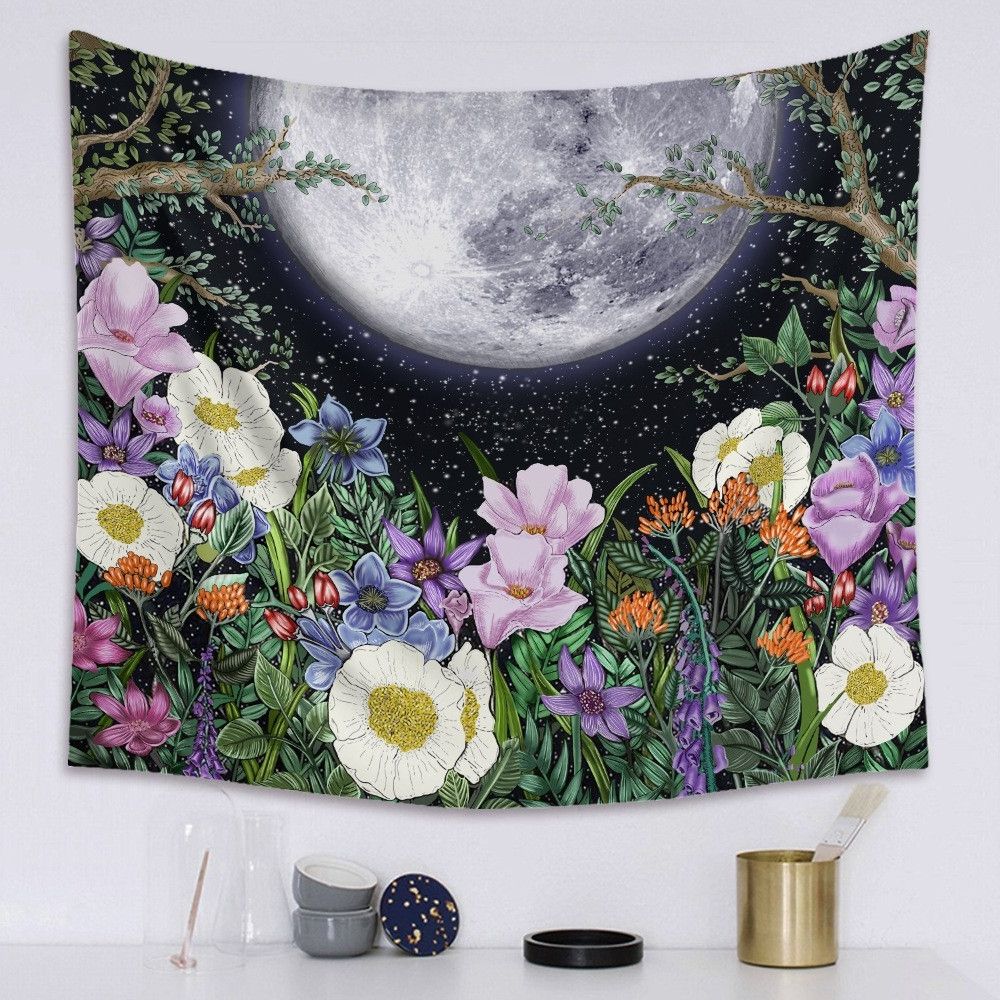 Night Garden Wall Art For Well Known Mediterranean Sea Crete Greece Tapestry (View 2 of 15)
