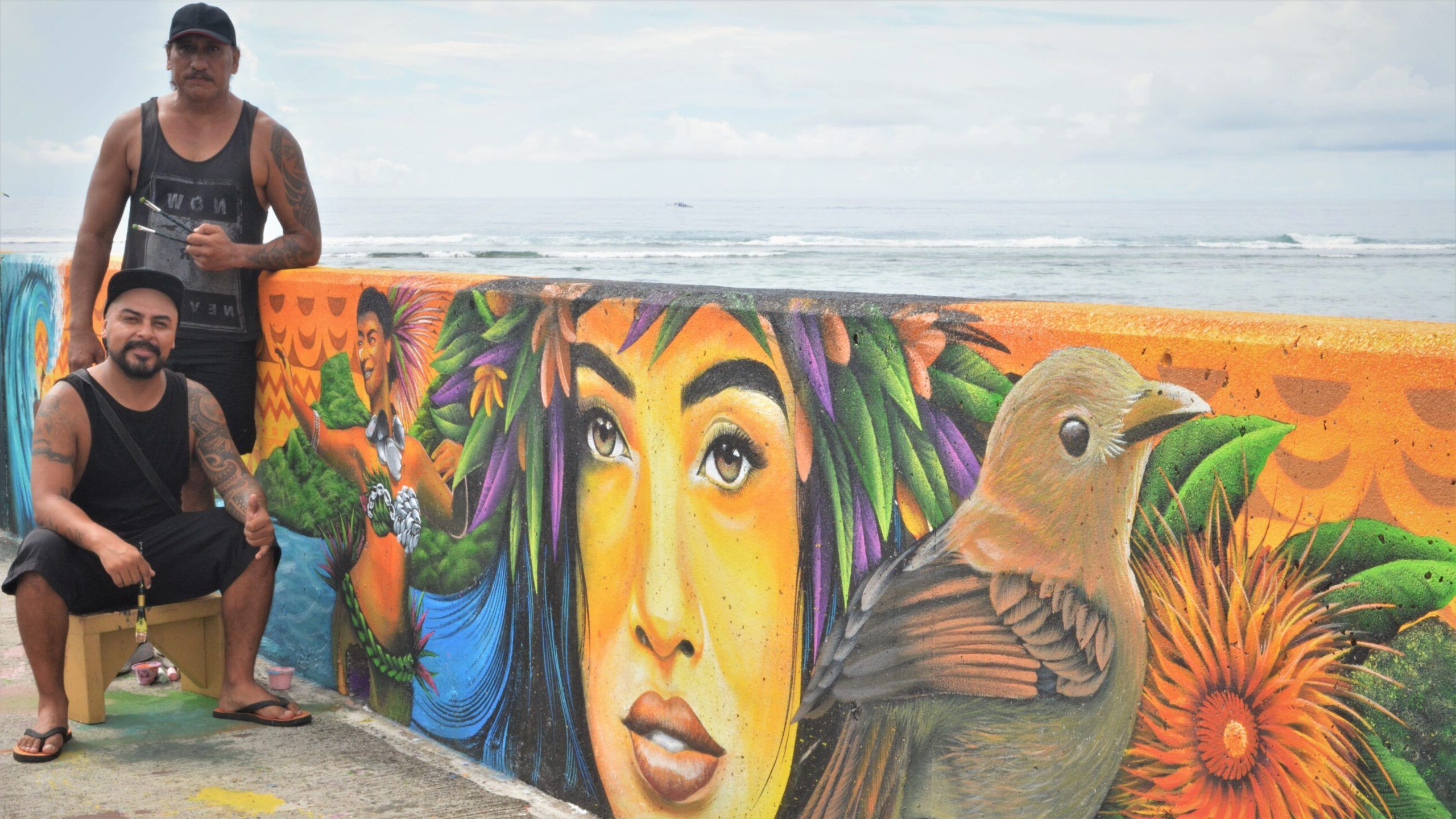 Nikao Seawall Mural Continues To Delight – Cook Islands News In Recent The Seawall Art (View 9 of 15)