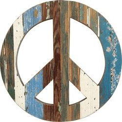 Peace Sign, Wrought Iron Wall Art, Peace Sign Metal (View 10 of 15)