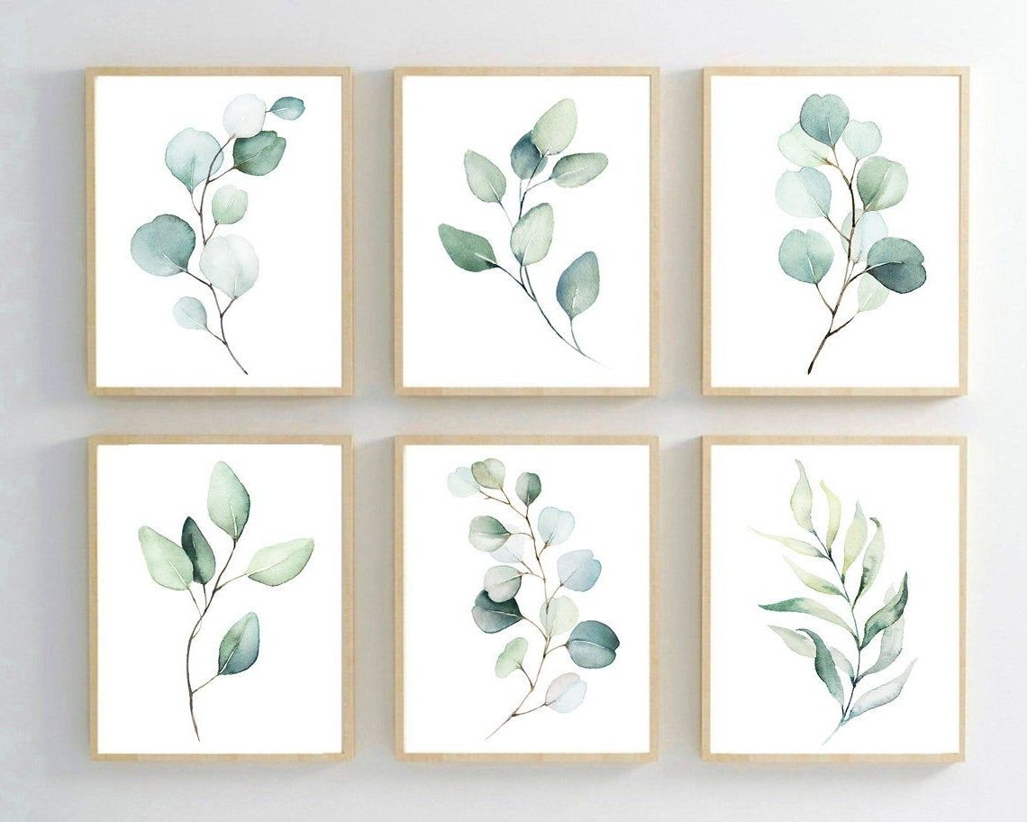 Pin On Wall Art Pertaining To Most Recent Eucalyptus Leaves Wall Art (View 15 of 15)