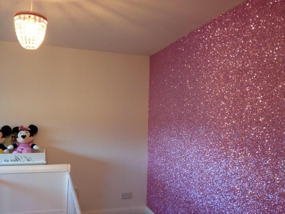 Pink Glitter Walls (View 13 of 15)