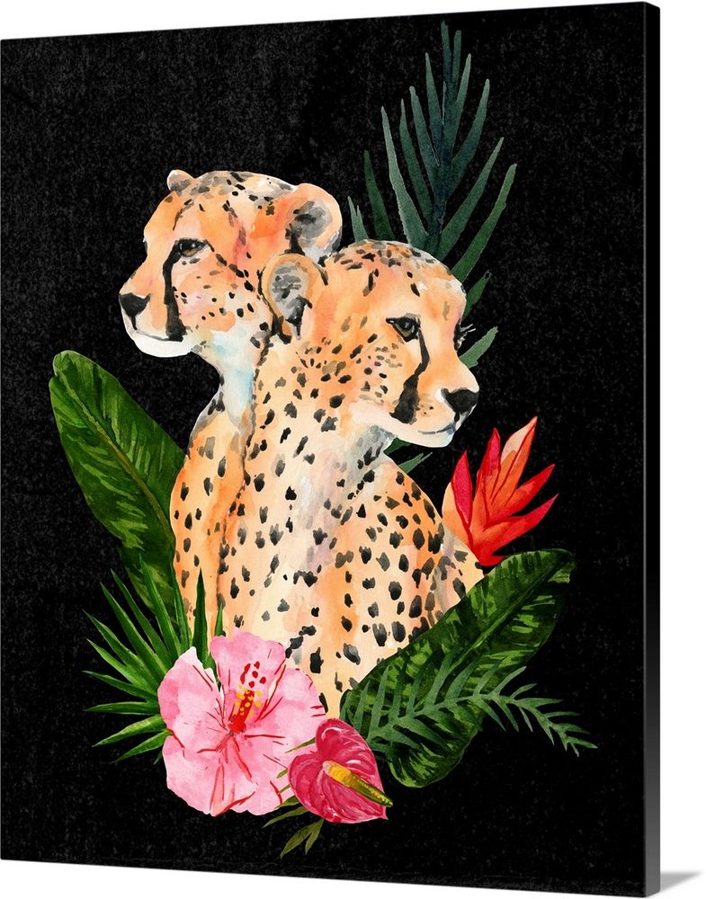 Preferred Cheetah Bouquet Ii Wall Art, Canvas Prints, Framed Prints, Wall Peels (View 10 of 15)