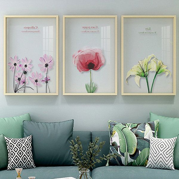 Recent Inspired Wall Art Inside Floral Inspired Wall Art – Apollobox (View 7 of 15)