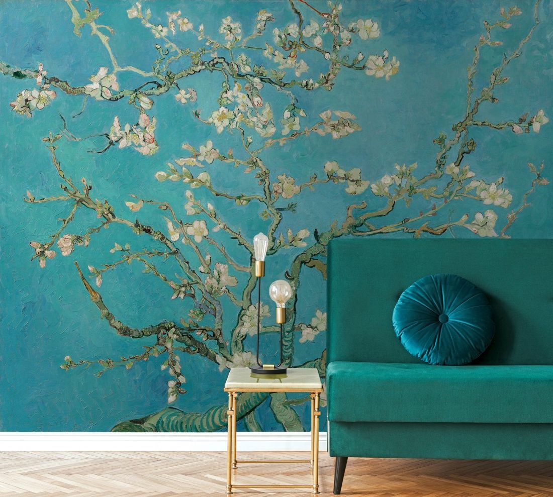 Recent Van Gogh Almond Blossom Wallpaper Mural – Wallpaper • Wallmur® Inside Almond Blossoms Wall Art (Photo 11 of 15)