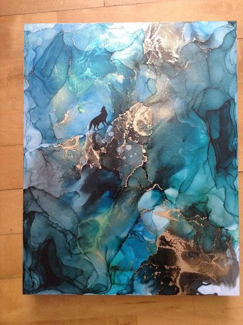 Resin Wall  Art, Art, Alcohol Ink Art Throughout Well Liked Ink Art Wall Art (View 7 of 15)