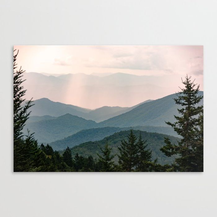 Society6 Intended For 2017 Smoky Mountain Wall Art (View 9 of 15)