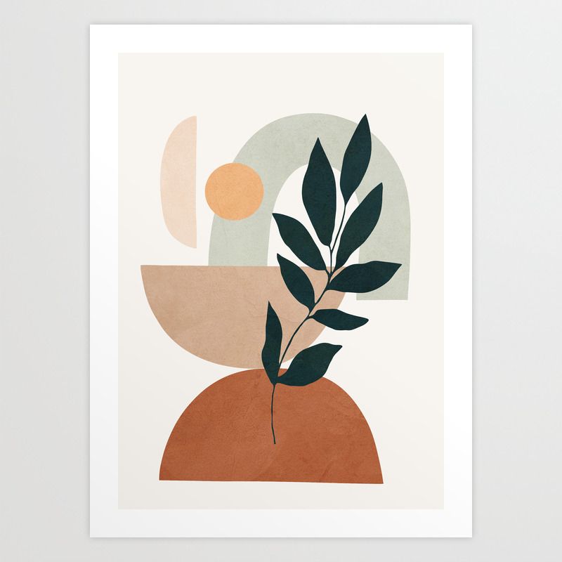 Society6 Intended For Soft Shapes Wall Art (View 2 of 15)