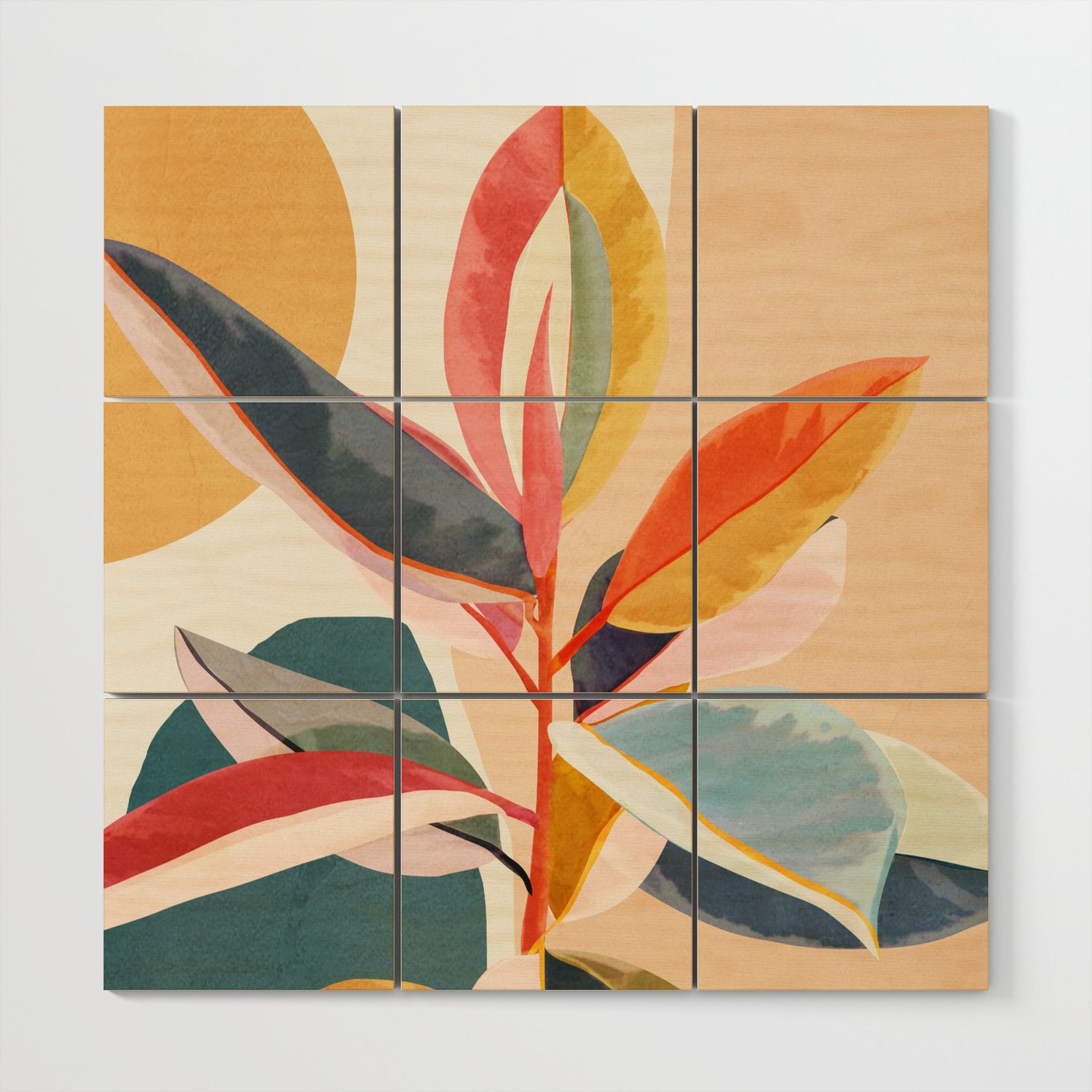 Society6 Pertaining To Fashionable Colorful Branching Wall Art (View 1 of 15)