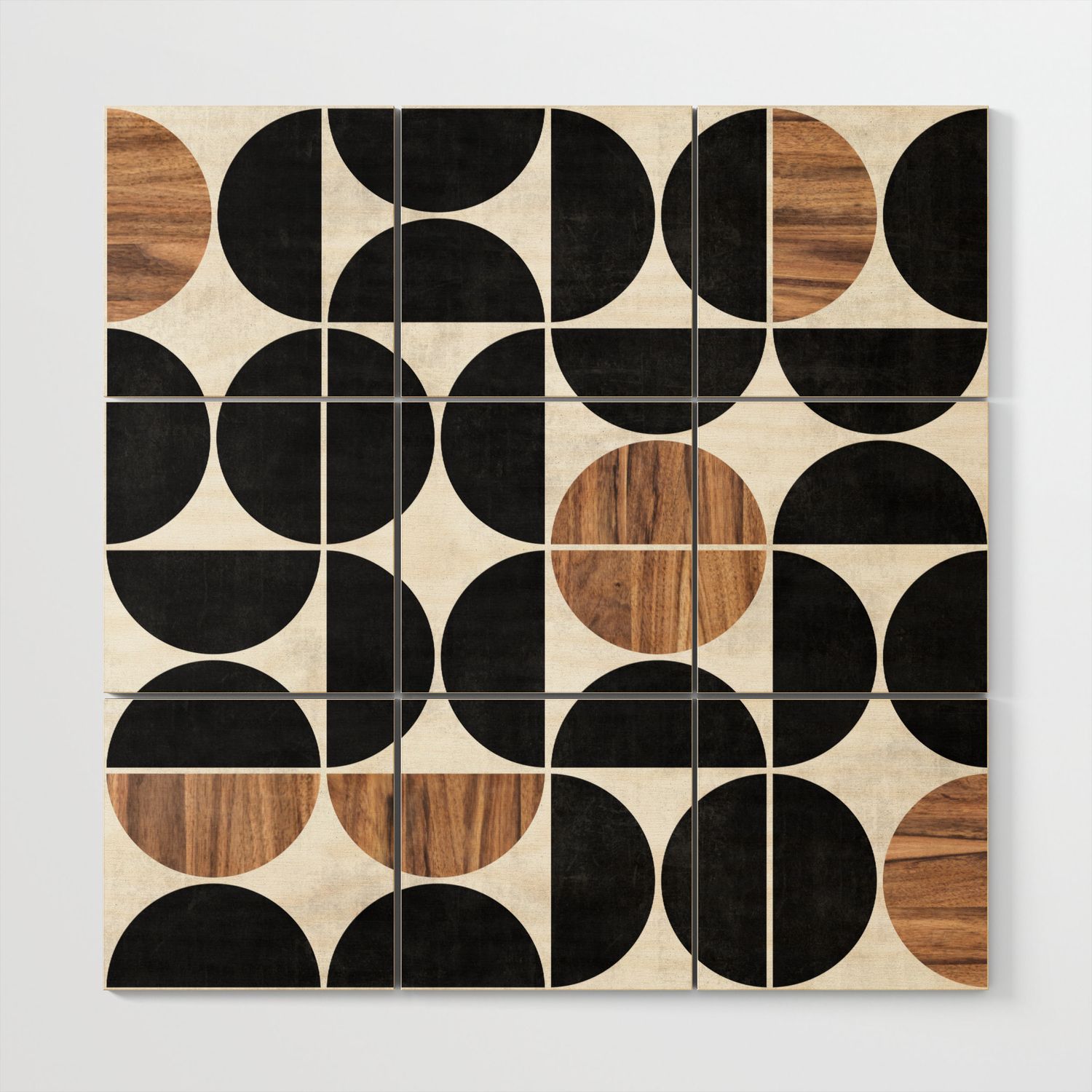 Society6 Within Fashionable Concrete And Wood Wall Art (View 1 of 15)