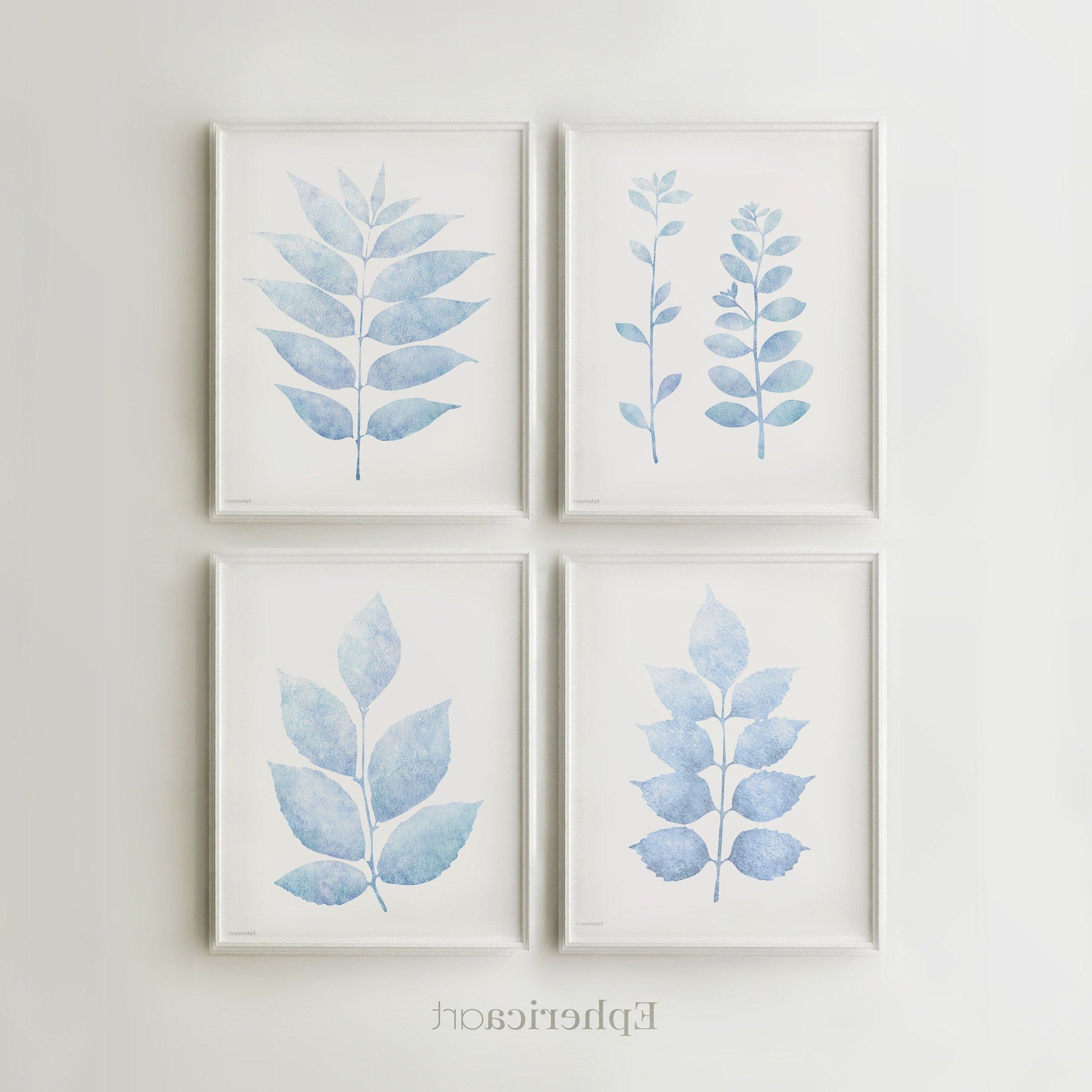 Soft Blue Wall Art Regarding Well Known Pin On Epherica Art Printables (View 10 of 15)