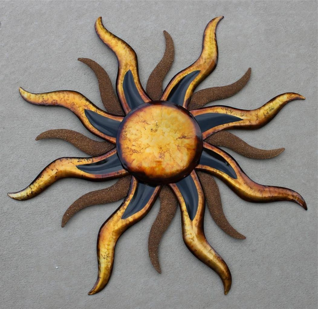Sun Art, Ceramic Sun, Moon Art (View 1 of 15)